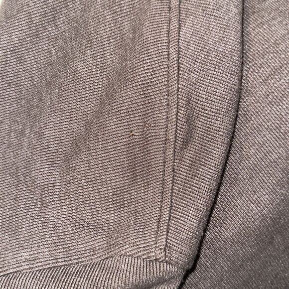 Van Heusen L Cotton Blend Brown Quarter Zip Knit Mock Neck Sweater - Picture 12 of 12